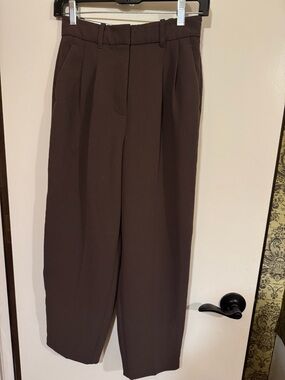 EUC Wilfred slacks // chocolate brown // 2